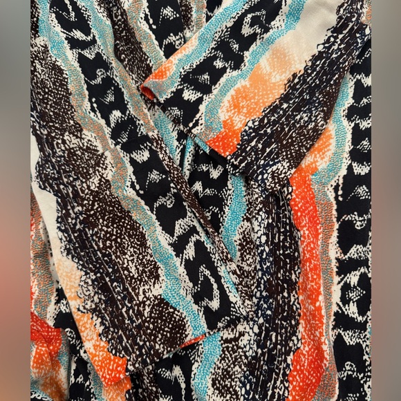 Diane Von Furstenberg Reina Snake Print Silk Stretch Mini Dress Size 4 - Picture 8 of 10